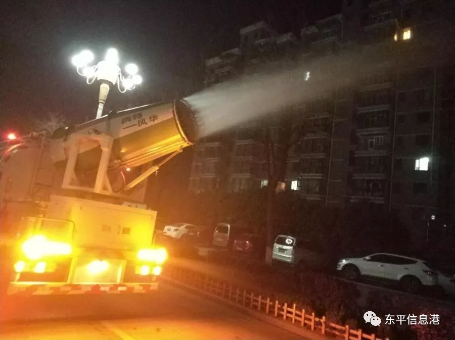 轉載：春宵花香暗暗生，園林霧炮細細灑——縣園林局正式啟動行道樹夜間